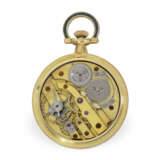 Anhängeuhr/Taschenuhr: exquisite ‘’BELLE EPOQUE’’ Gold/Emaille-Uhr, Boucheron Paris, um 1900 - Foto 3