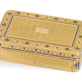 Schnupftabakdose: exquisite Gold/Emaille-Dose mit Musikspielwerk, Georges Reymond/Piguet Meylan, Geneva ca.1820 - фото 2