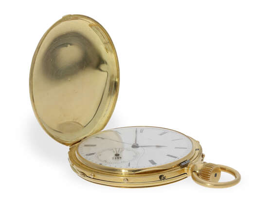 Taschenuhr: Rarität, Montre a Tact nach Breguet, Bourdin Paris No. 7660, ca. 1850 - фото 4