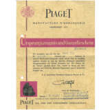 Seltene, luxuriöse vintage Damenuhr aus dem Hause Piaget, 18K Weißgold, Ref.9821 P5, Originalpapiere 1985 - photo 7