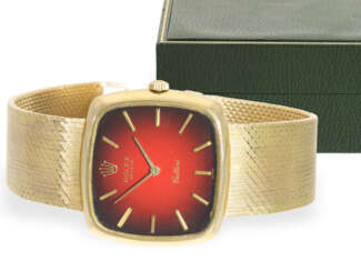 Armbanduhr: seltene vintage Herrenuhr Rolex Cellini Ref. 3845, ca.1980, Originalbox
