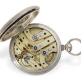 Taschenuhr: schweres, hochfeines Taschenchronometer mit Kette/Schnecke, ca. 1860 - photo 2