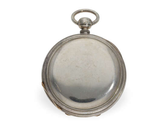 Taschenuhr: schweres, hochfeines Taschenchronometer mit Kette/Schnecke, ca. 1860 - photo 6