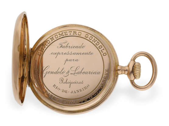 Taschenuhr: sehr seltenes, kleines Patek Philippe Chronometer Gondolo, ca.1903 - фото 3