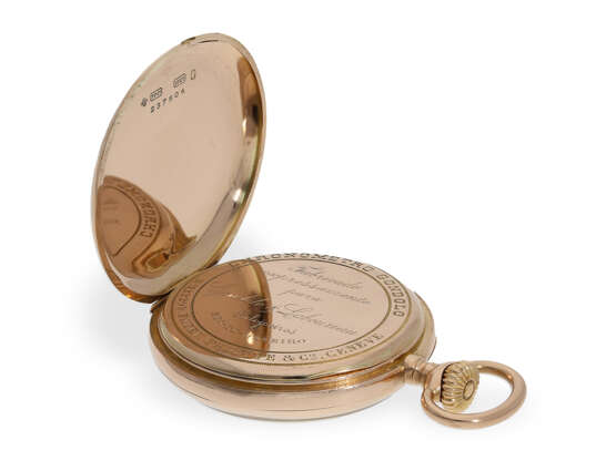Taschenuhr: sehr seltenes, kleines Patek Philippe Chronometer Gondolo, ca.1903 - Foto 5