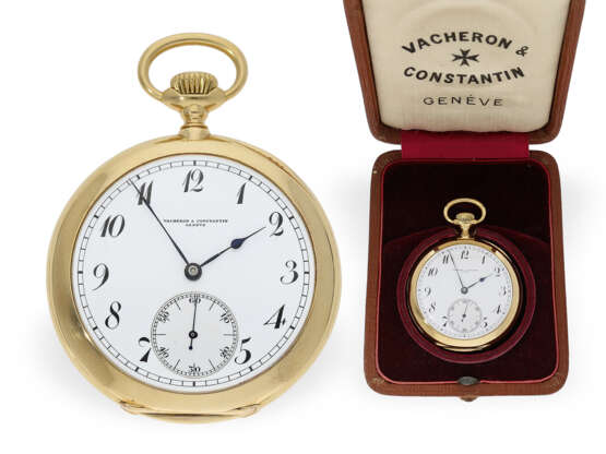 Taschenuhr: hochfeines Vacheron & Constantin "CHRONOMETER", No.361872, ca.1915 - photo 1