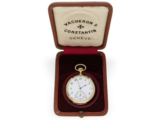 Taschenuhr: hochfeines Vacheron & Constantin "CHRONOMETER", No.361872, ca.1915 - photo 7