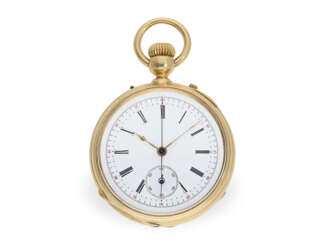 Taschenuhr: Le Roy Fils No. 49278, Chronometer feinster Qualität mit Chronograph, ca.1870