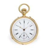 Taschenuhr: Le Roy Fils No. 49278, Chronometer feinster Qualität mit Chronograph, ca.1870 - фото 1