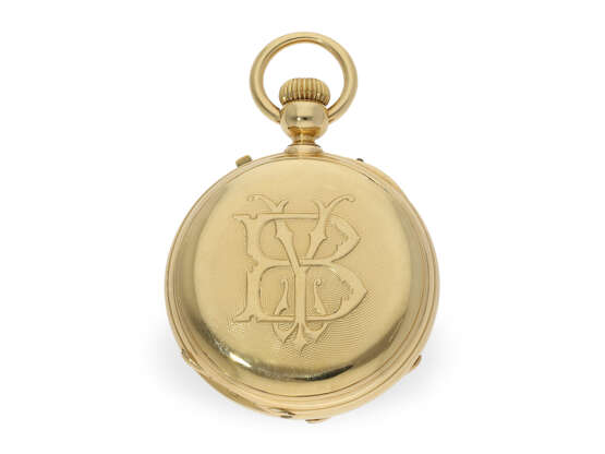 Taschenuhr: Le Roy Fils No. 49278, Chronometer feinster Qualität mit Chronograph, ca.1870 - Foto 6