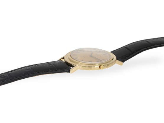 Armbanduhr: sehr seltene, ovale Patek Philippe "Arte Suizo" Ref.3594, Genf 1972, mit Stammbuchauszug - Foto 7