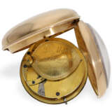 Taschenuhr: bedeutende frühe, goldene Automatik-Uhr mit Zentralsekunde, zugeschrieben Moÿse Gevril, um 1785 - фото 2