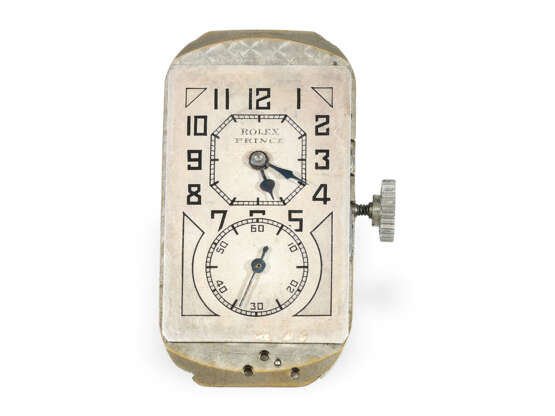 Armbanduhr: Rolex Rarität, Prince Brancard in der sog. "Tiger-Stripe" 18K Ausführung, Ref. 971, ca.1930 - photo 7