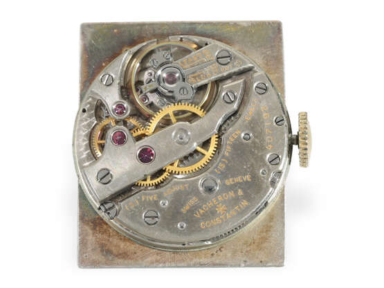 Große, extrem seltene Herrenuhr mit Breguet-Zifferblatt und scharnierten Anstößen, Vacheron & Constantin Geneve, 1928 - фото 3