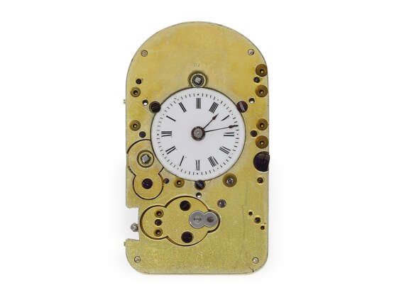 Box: Gold/Emaille-Box mit versteckter Uhr und Geldfach, Genf um 1840, Ausnahmequalität!!! - photo 8