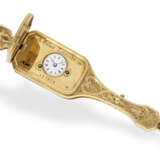 Lorgnette/Lorgnon: Genfer Lorgnon mit versteckter Uhr, Originalbox, Golay Lereche Geneve ca. 1850 - Foto 1