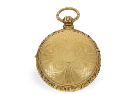 Taschenuhr: schweres goldenes Taschenchronometer nach Arnold, William Reid London, Hallmarks 1806 - photo 7
