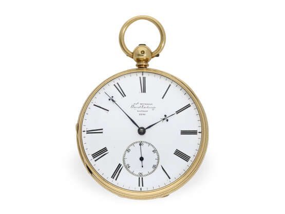 Taschenuhr: besonders schweres, feines englisches Taschenchronometer, James Murray London, HM 1861 - Foto 1