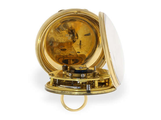Taschenuhr: besonders schweres, feines englisches Taschenchronometer, James Murray London, HM 1861 - Foto 3