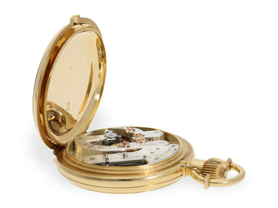 Taschenuhr: schweres, hochfeines Taschenchronometer, Jaques Alfred Jürgensen Copenhagen No.1230, ca. 1875 - Foto 4