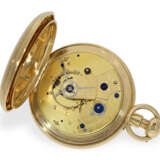 Taschenuhr: bedeutende, frühe englische Uhr mit Minutenrepetition, Duplexhemmung 1823 - photo 3