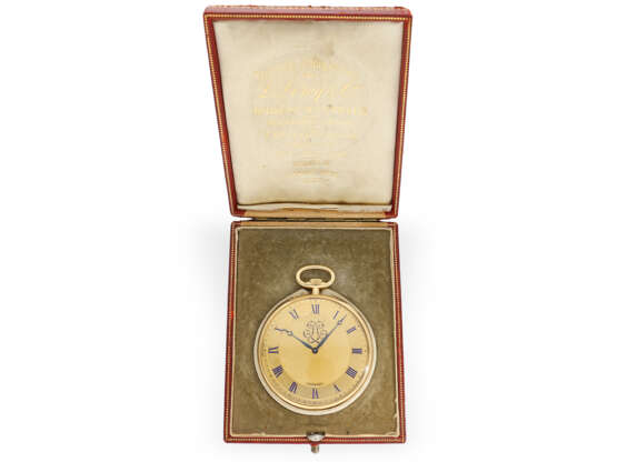 Taschenuhr: extrem rares französisches Beobachtungschronometer "Montre de Torpilleur”, Louis Leroy No. 4802, Grand Prix 1900 - photo 5