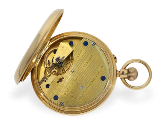 Taschenuhr: schweres "KEW A" Observatoriums-Chronometer Class A, Ward & Son Evesham, 1883 - photo 2