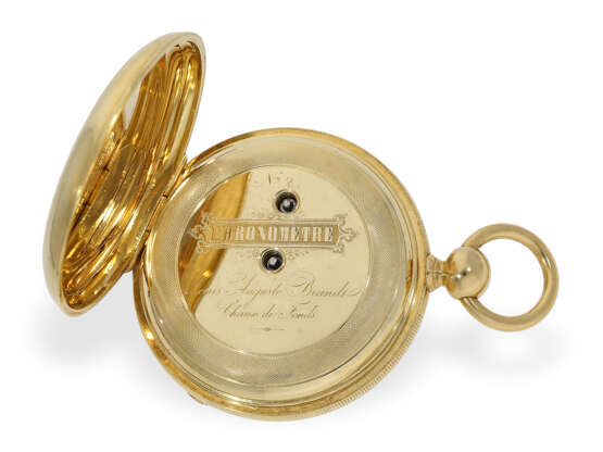 Taschenuhr: historisch interessantes Chronometer, Schuluhr?, Louis Auguste Brandt No.2 !, ca.1850 - photo 3