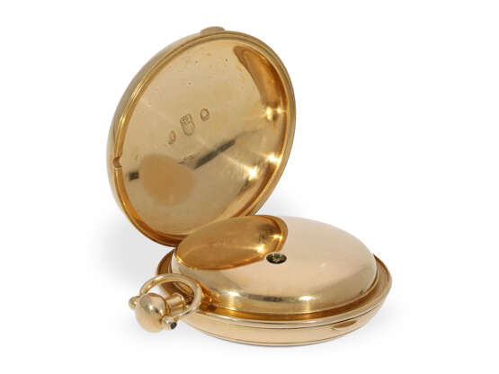 Taschenuhr: hochfeines englisches Taschenchronometer, Barraud's London No. 487, Hallmarks 1810 - фото 5
