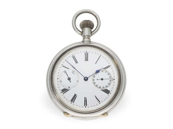 Taschenuhr: extrem rares Glashütter Beobachtungschronometer, Kittel Altona No.221, um 1885 - фото 1