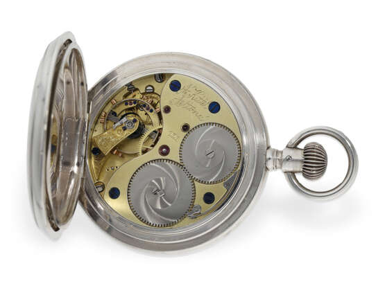 Taschenuhr: extrem rares Glashütter Beobachtungschronometer, Kittel Altona No.221, um 1885 - photo 2