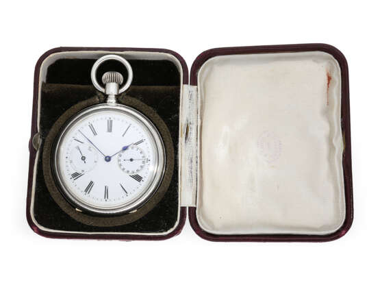 Taschenuhr: extrem rares Glashütter Beobachtungschronometer, Kittel Altona No.221, um 1885 - photo 6