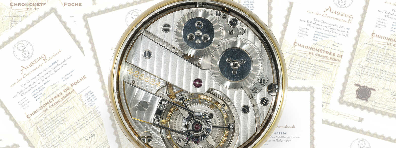 Historisch bedeutendes Wettbewerbschronometer, TOURBILLON 428884, Vacheron & Constantin, ca.1940