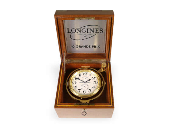 Sehr kleines, seltenes Longines Marinechronometer in hervorragendem Zustand, ca. 1950 - photo 1
