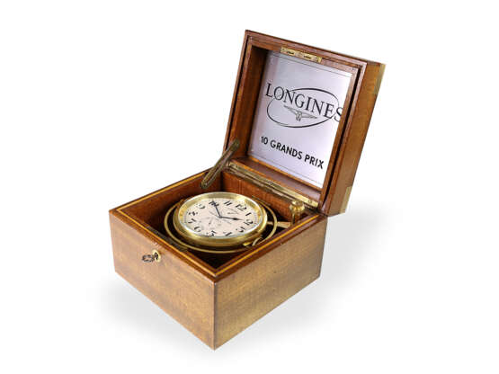 Sehr kleines, seltenes Longines Marinechronometer in hervorragendem Zustand, ca. 1950 - photo 3