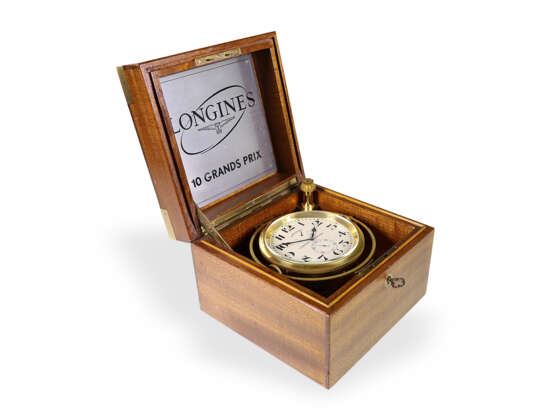 Sehr kleines, seltenes Longines Marinechronometer in hervorragendem Zustand, ca. 1950 - Foto 5