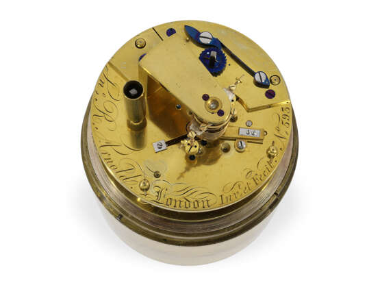 Bedeutendes Marinechronometer, sog. Box-Chronometer John Roger Arnold No.593, 1824 - Foto 5