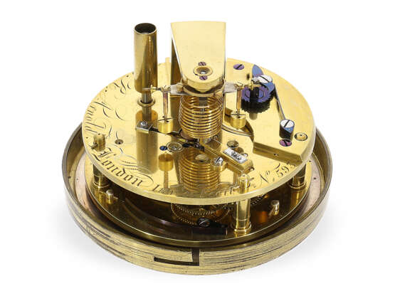 Bedeutendes Marinechronometer, sog. Box-Chronometer John Roger Arnold No.593, 1824 - Foto 6