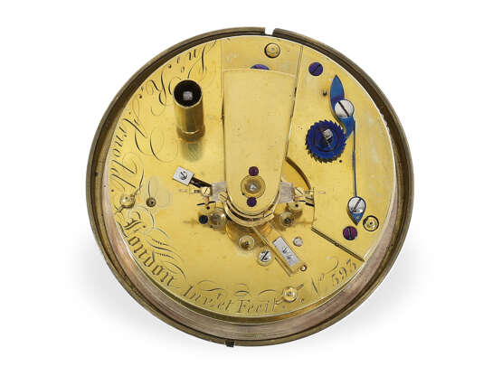 Bedeutendes Marinechronometer, sog. Box-Chronometer John Roger Arnold No.593, 1824 - Foto 8