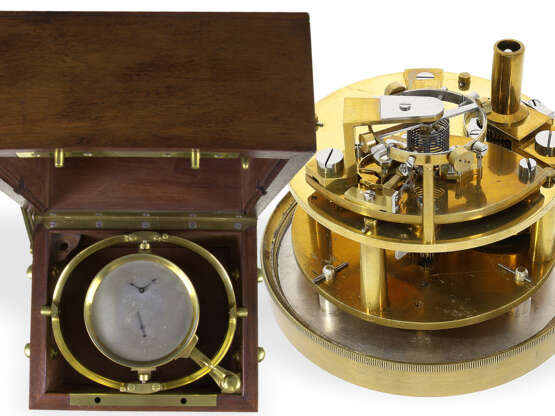 Marinechronometer: bedeutendes Marinechronometer von Breguet, No.278, verkauft 1839 - фото 1