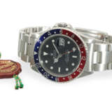 Armbanduhr: Rolex GMT Master "Pepsi" REF. 16700, Stahl, E-Serie, LC100, ca. 1990, Fullset - photo 4