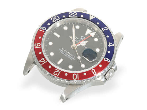 Armbanduhr: Rolex GMT Master "Pepsi" REF. 16700, Stahl, E-Serie, LC100, ca. 1990, Fullset - photo 10