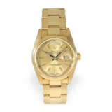 Armbanduhr: luxuriöse Rolex Day-Date REF. 18208, 18K Gold mit Oysterband, Fullset, LC100 - photo 2