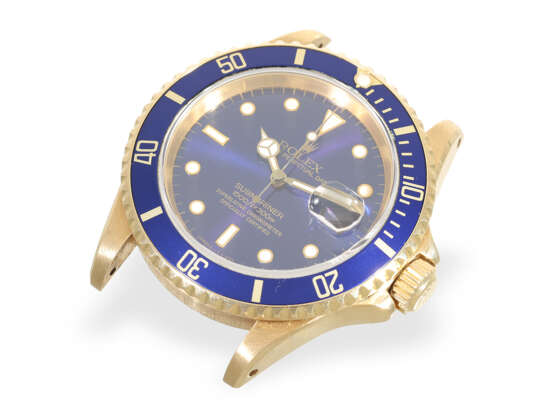 Armbanduhr: luxuriöse Rolex Submariner Date in Vollgold, REF. 16618, E-Serie, Sondermodell, LC100, Fullset - Foto 10