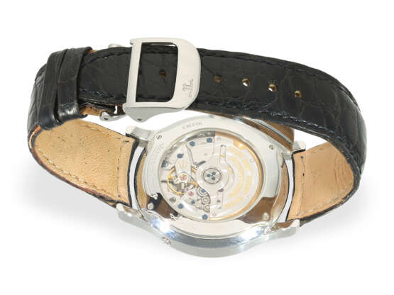 Armbanduhr: hochfeine große Vollkalender-Uhr mit Mondphase, Jaeger LeCoultre Ref.140.8.98S, Full-Set - фото 2