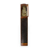 Wanduhr: sehr seltene japanische Pillar-Clock "Shaku Dokei" mit Koordinatenzifferblatt "Nami-Ita", ca.1820 - photo 2