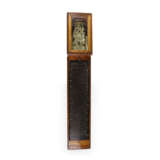 Wanduhr: sehr seltene japanische Pillar-Clock "Shaku Dokei" mit Koordinatenzifferblatt "Nami-Ita", ca.1820 - фото 6