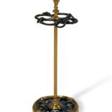A FRENCH ORMOLU, PATINATED BRONZE AND VERDE ANTICO MARBLE UMBRELLA STAND - photo 1