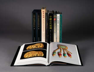 CHINESE GLASS AND WORKS OF ART - A group of approximately 25 publications on Chinese glass and works of art.