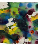 Acrylic and ink on paper. SAM FRANCIS (1923-1994)